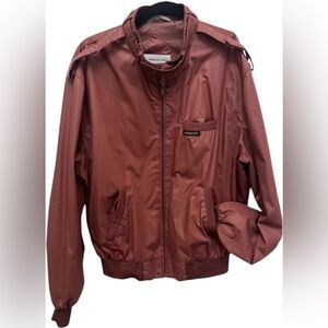 Members Only Europe Craft Vintage Zipper Jacket Size 44 (USA Small) EUC